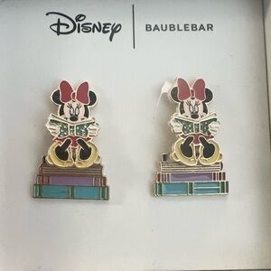 NIB Disney BaubleBar Minnie Mouse Earrings